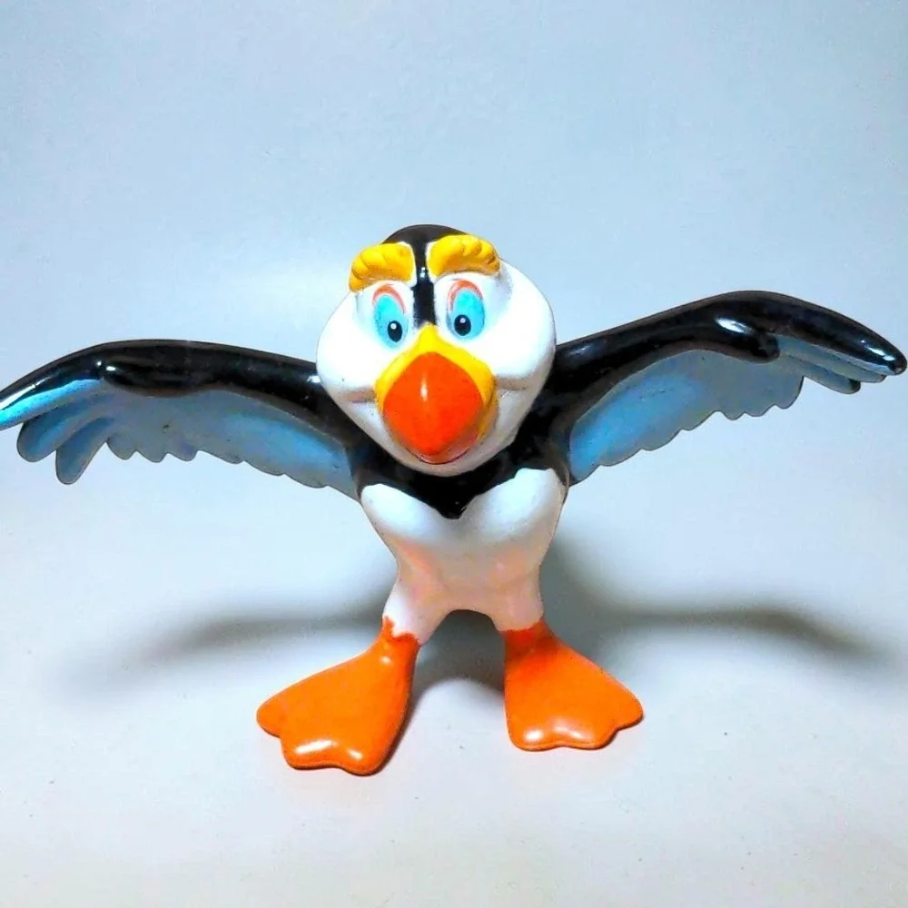 VTG 1994 The Swan Princess Puffin PVC Figure IVCO Bird Toy Movie Collectible